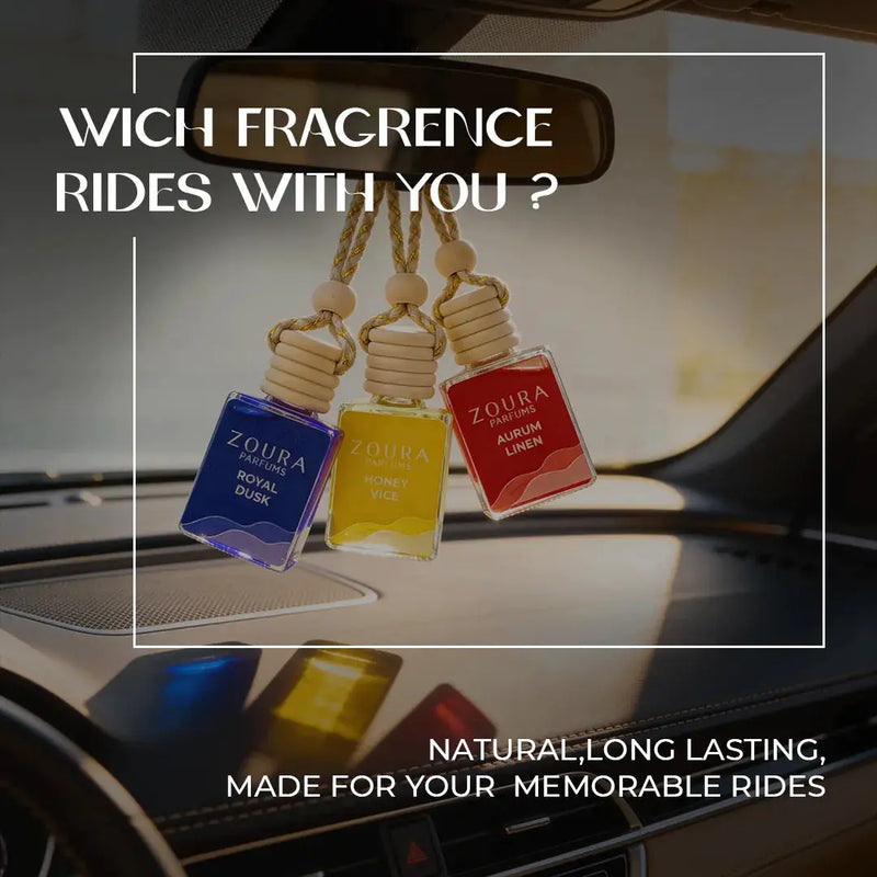 Honey Vice hanging car fragrance – car air freshener diffuser ZOURA