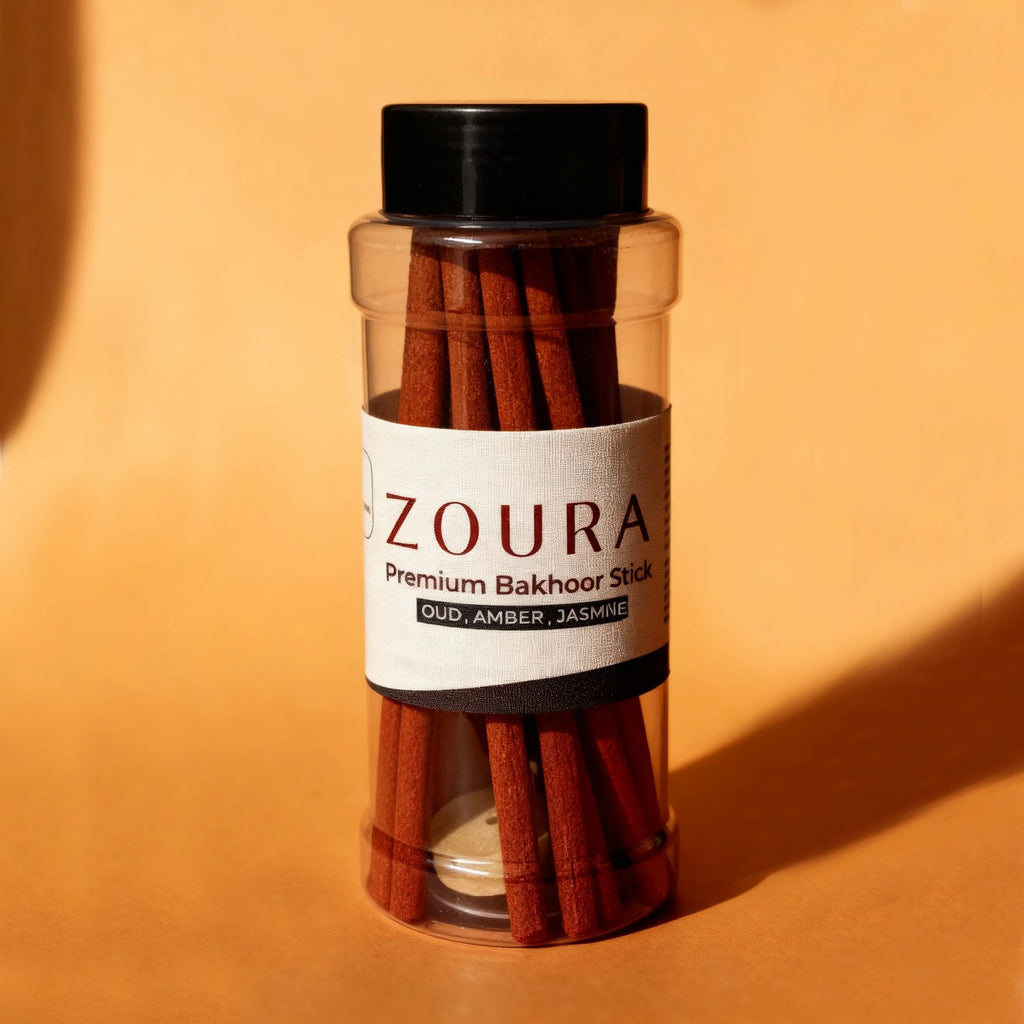ZOURA Premium Bakhoor Sticks — Oud · Amber · Jasmine