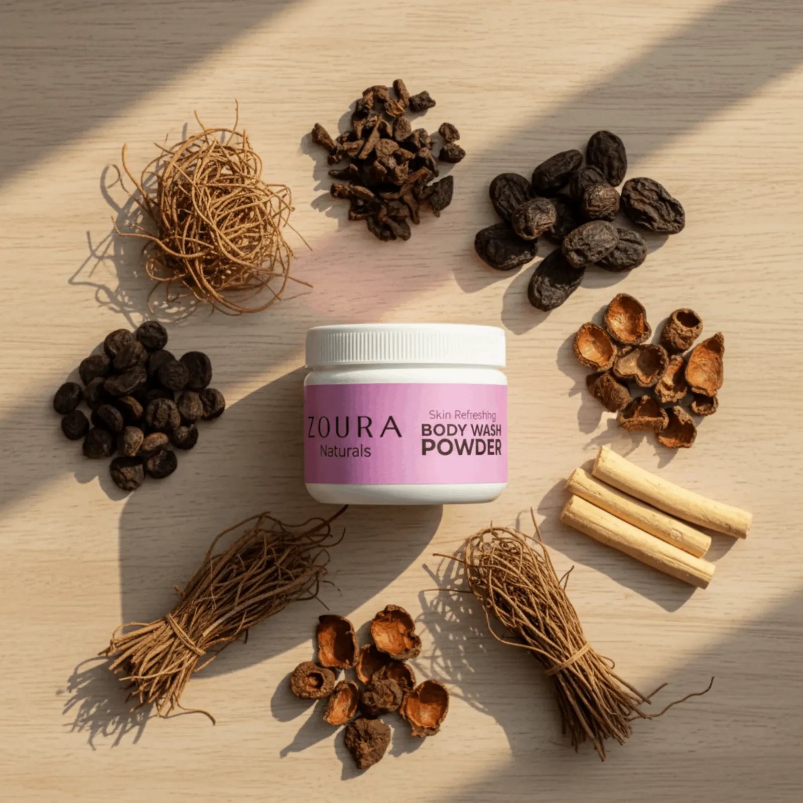 Skin Refreshing Herbal Body Wash Powder