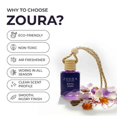 Zoura Signature Hanging Car Perfume – Combo Pack of 3 ZOURA