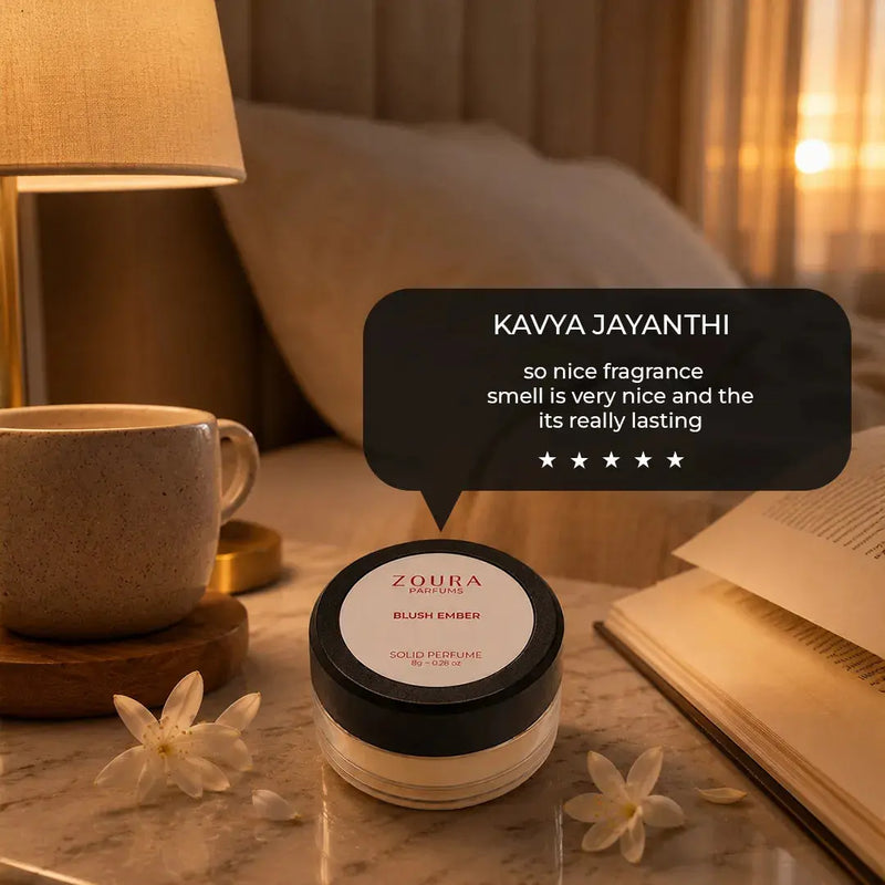 Blush Ember Solid Unisex Perfume ZOURA feedback from customer