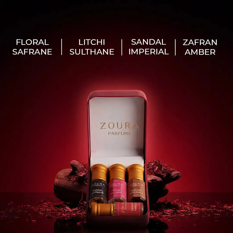 Crimson Signature Attar Combo (4 Pack) ZOURA