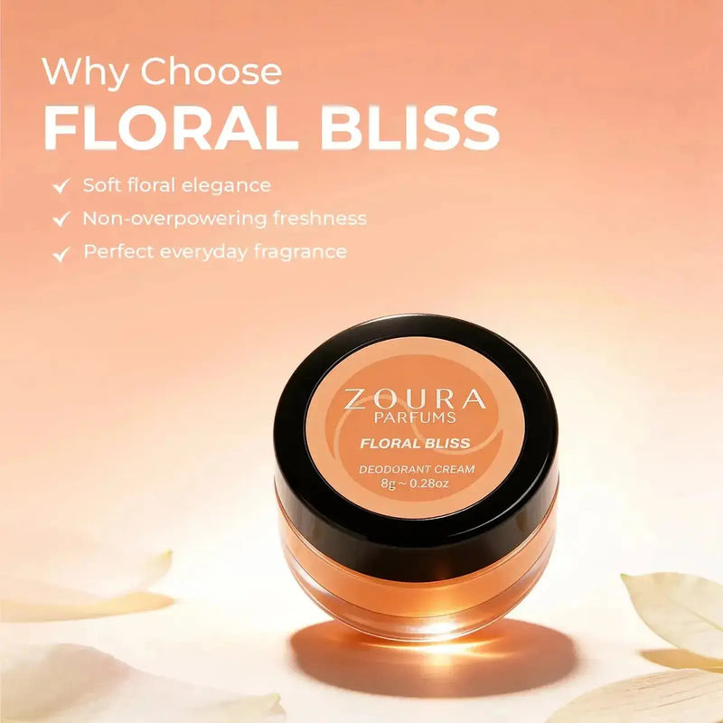Floral Bliss Whole Body Long Last Deodorant Cream ZOURA