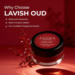 Lavish Oud Whole Body Long Last Deodorant Cream ZOURA