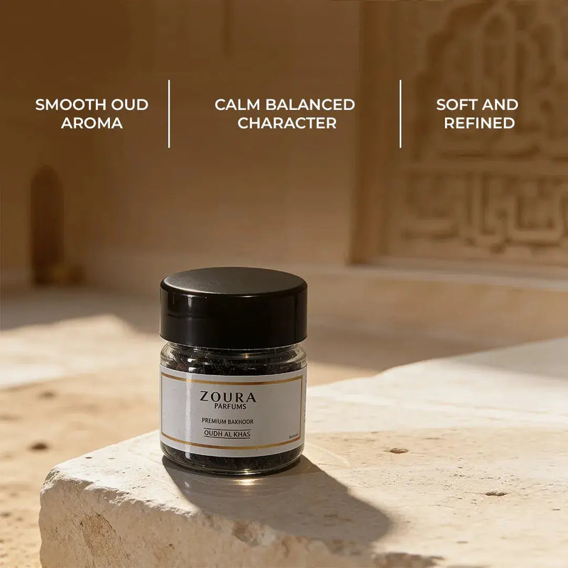 Oudh Al Khas Bakhoor – Smooth Elegant Oud (15g) ZOURA