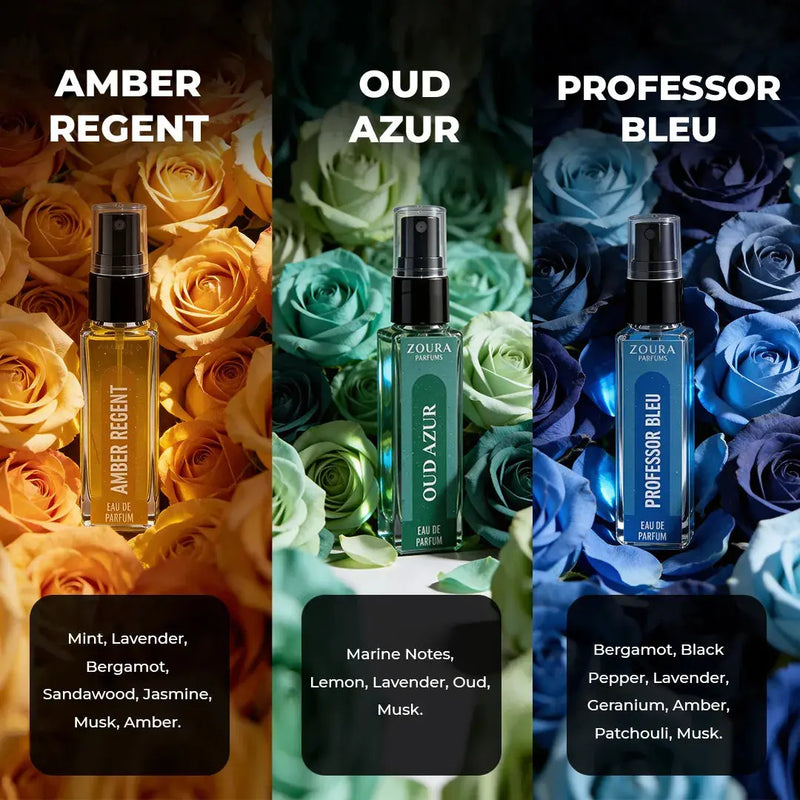 Amber Regent Eau de Parfum-Best Unisex Scent Mini Perfume ZOURA