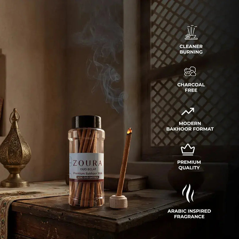 Oud Eclat Bakhoor Premium Incense Sticks Incense Sticks ZOURA