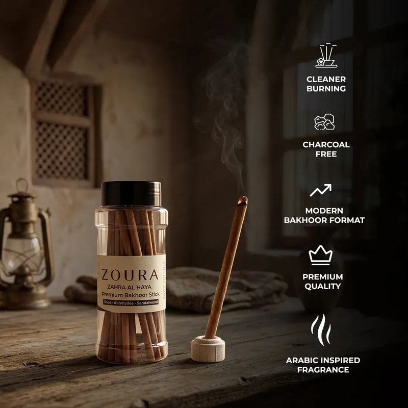 Zahra Al Haya Bakhoor Premium Incense Sticks ZOURA