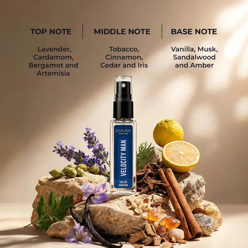 Oud Majeste & Velocity Man  Eau De Perfum Duo Mini Perfume ZOURA