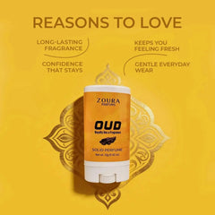 Oud Luxury Fragrance Solid Perfume Stick–Unisex Perfume ZOURA