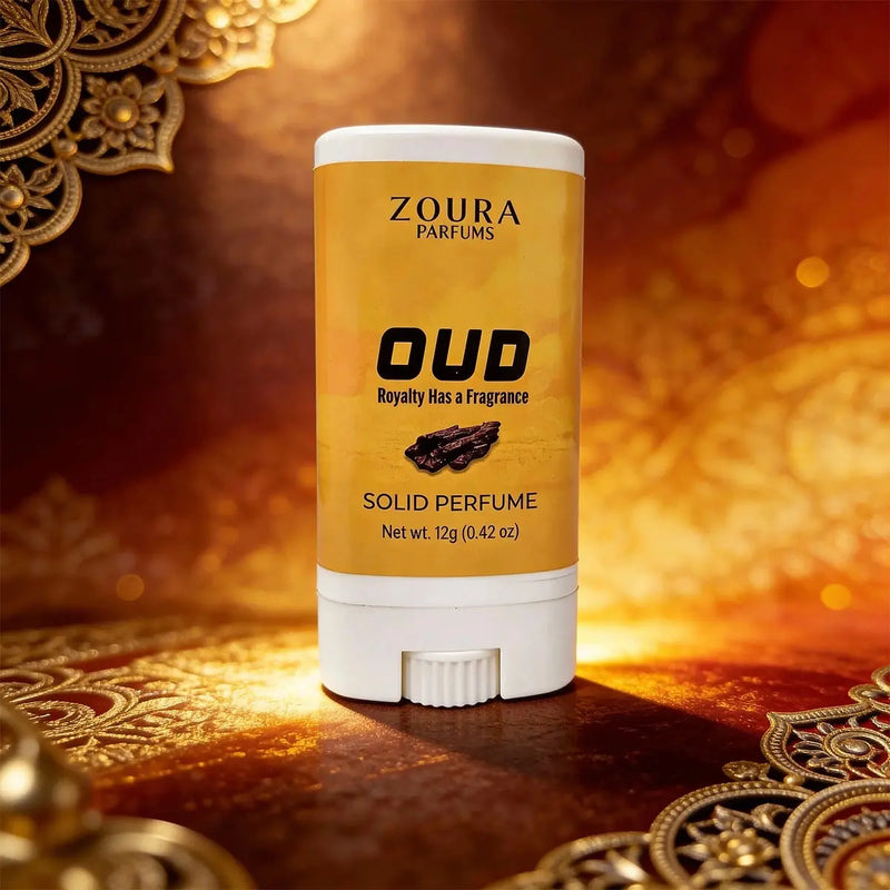 Oud Luxury Fragrance Solid Perfume Stick–Unisex Perfume ZOURA