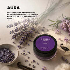 Zoura Aura Solid Perfume with lavender and vanilla