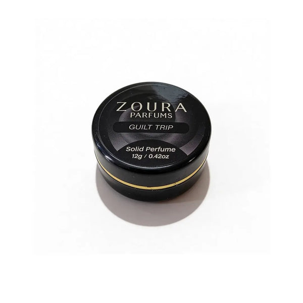 Zoura Guilt Trip Unisex Solid Perfume 12g jar-ZOURA