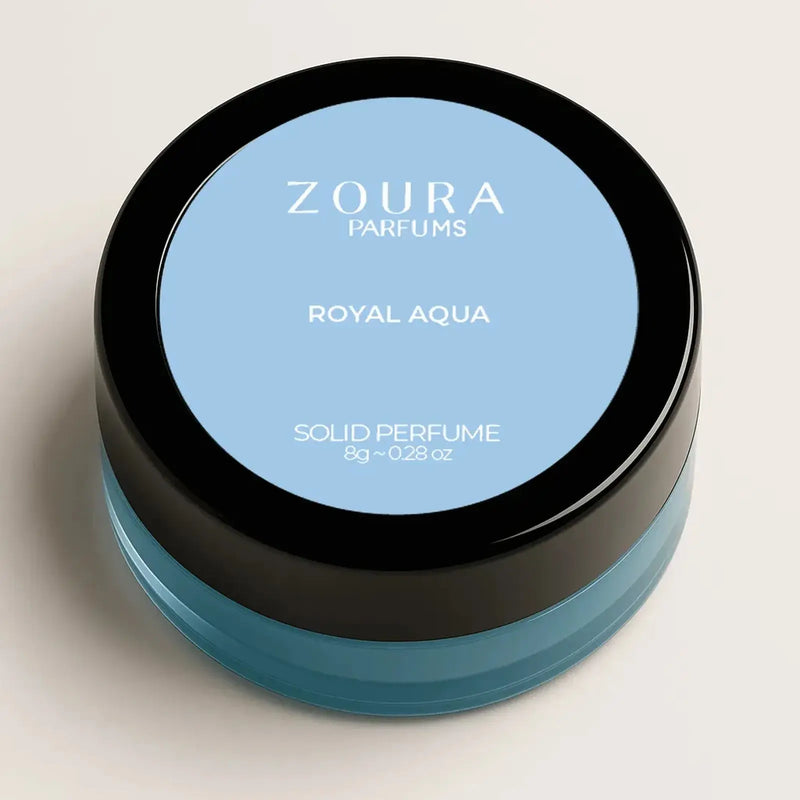 Zoura Royal Aqua Unisex Solid Perfume 8g jar