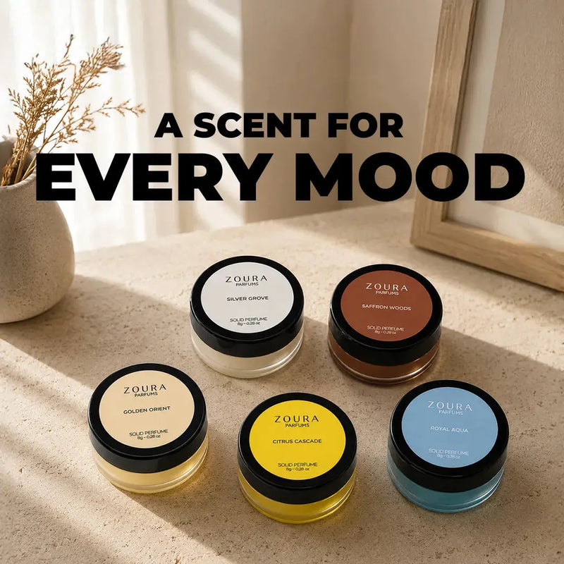 Zoura Parfums Everyday Solid Perfume Set – a scent for every mood