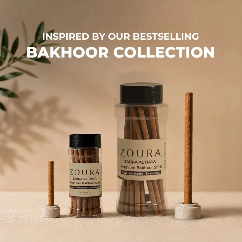 Zahra Al Haya Mini Bakhoor Incense Sticks (12 Pieces) ZOURA
