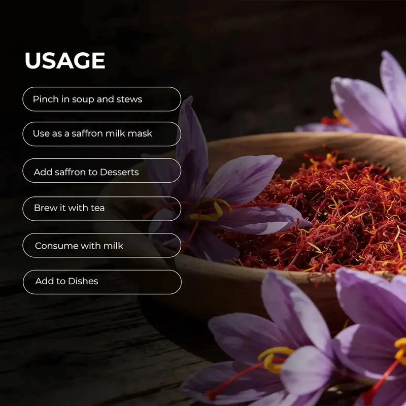 Kashmiri Mongra Saffron – Pure A1 Grade Premium Saffron ZOURA