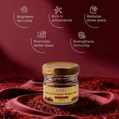 Kashmiri Mongra Saffron – Pure A1 Grade Premium Saffron ZOURA