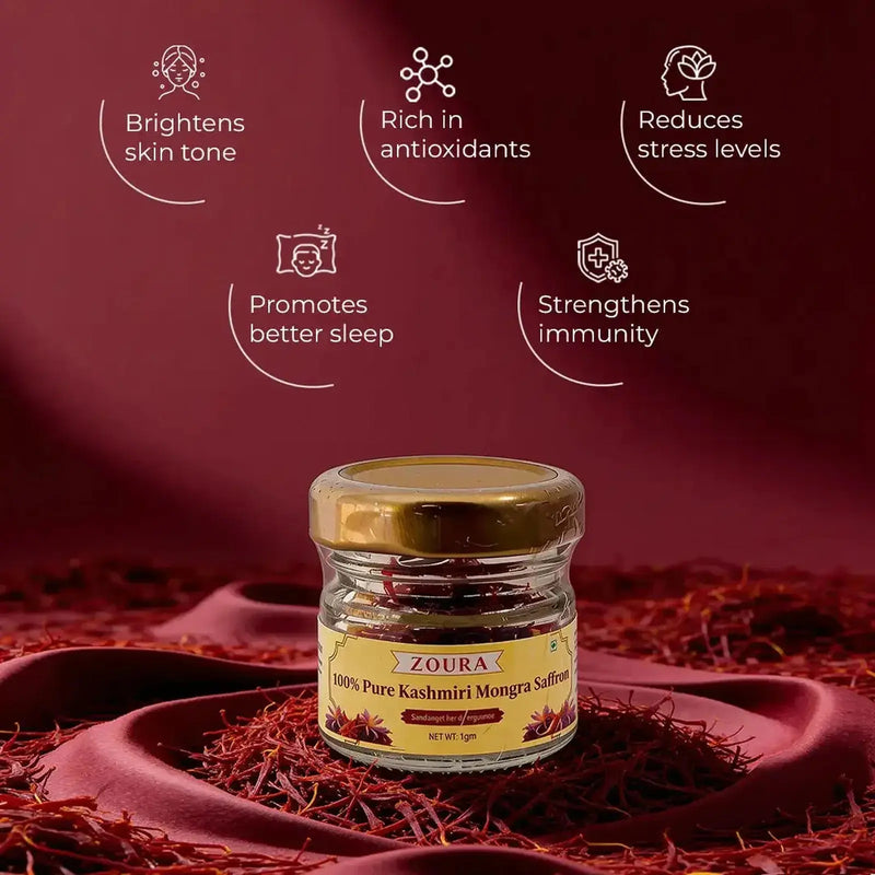 Kashmiri Mongra Saffron – Pure A1 Grade Premium Saffron ZOURA
