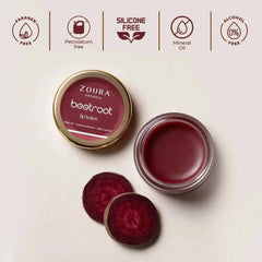 Zoura 100% Natural Beetroot Lip Balm And Tint ZOURA