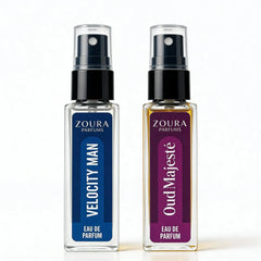 Oud Majeste & Velocity Man  Eau De Perfum Duo Mini Perfume ZOURA