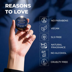 Arabian Musk solid perfume features vegan cruelty free no alcohol
