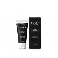 Zoura Nuit Intense Aromatic Spicy Perfume Body Lotion 50g with warm fragrance and daily moisturization
