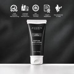 Zoura Nuit Intense Aromatic Spicy Perfume Body Lotion 50g for men and women with a warm everyday fragrance