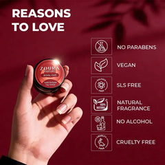 Zoura Royal Oud Unisex Solid Perfume: no parabens, vegan, SLS free, alcohol-free, cruelty free