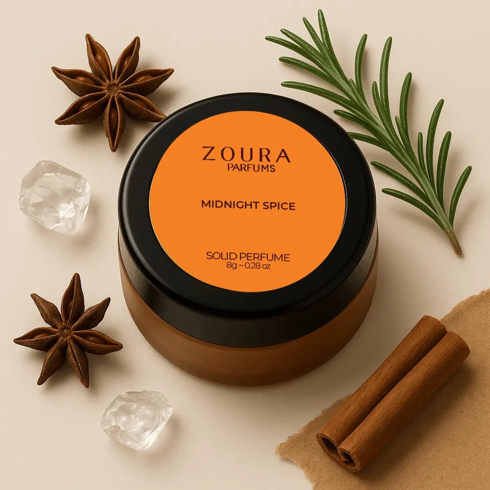 Midnight Spice Unisex Solid Perfume