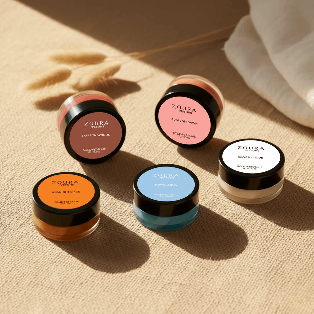 Zoura Everyday Solid Perfume Set of 5